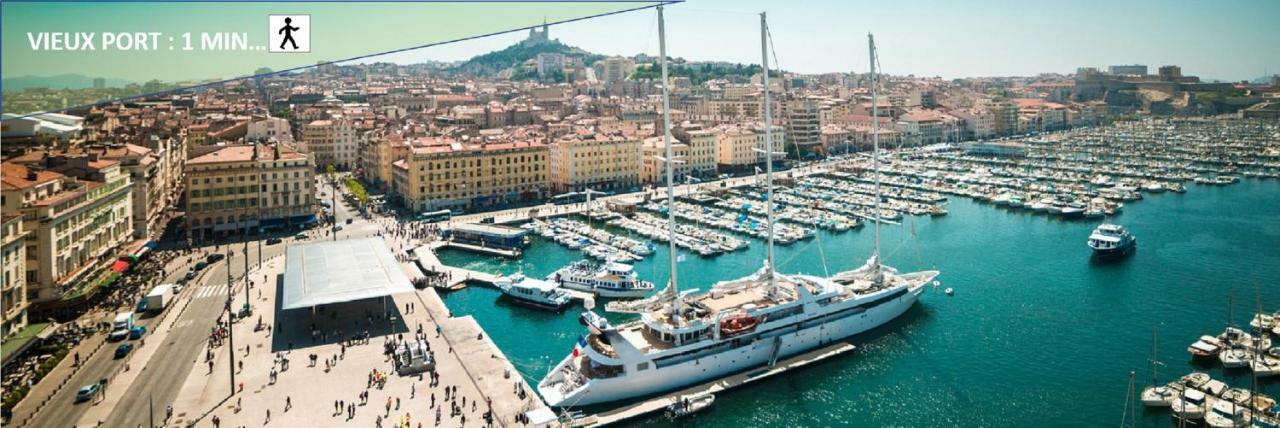 Ferienwohnung Bel Appart Tout Equipe Marseilles Exterior foto